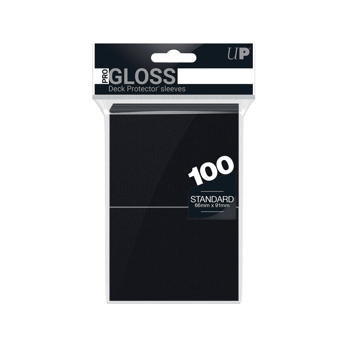 Ultra PRO - Pro-Gloss Deck Protector Hüllen - Schwarz - 100er Pack