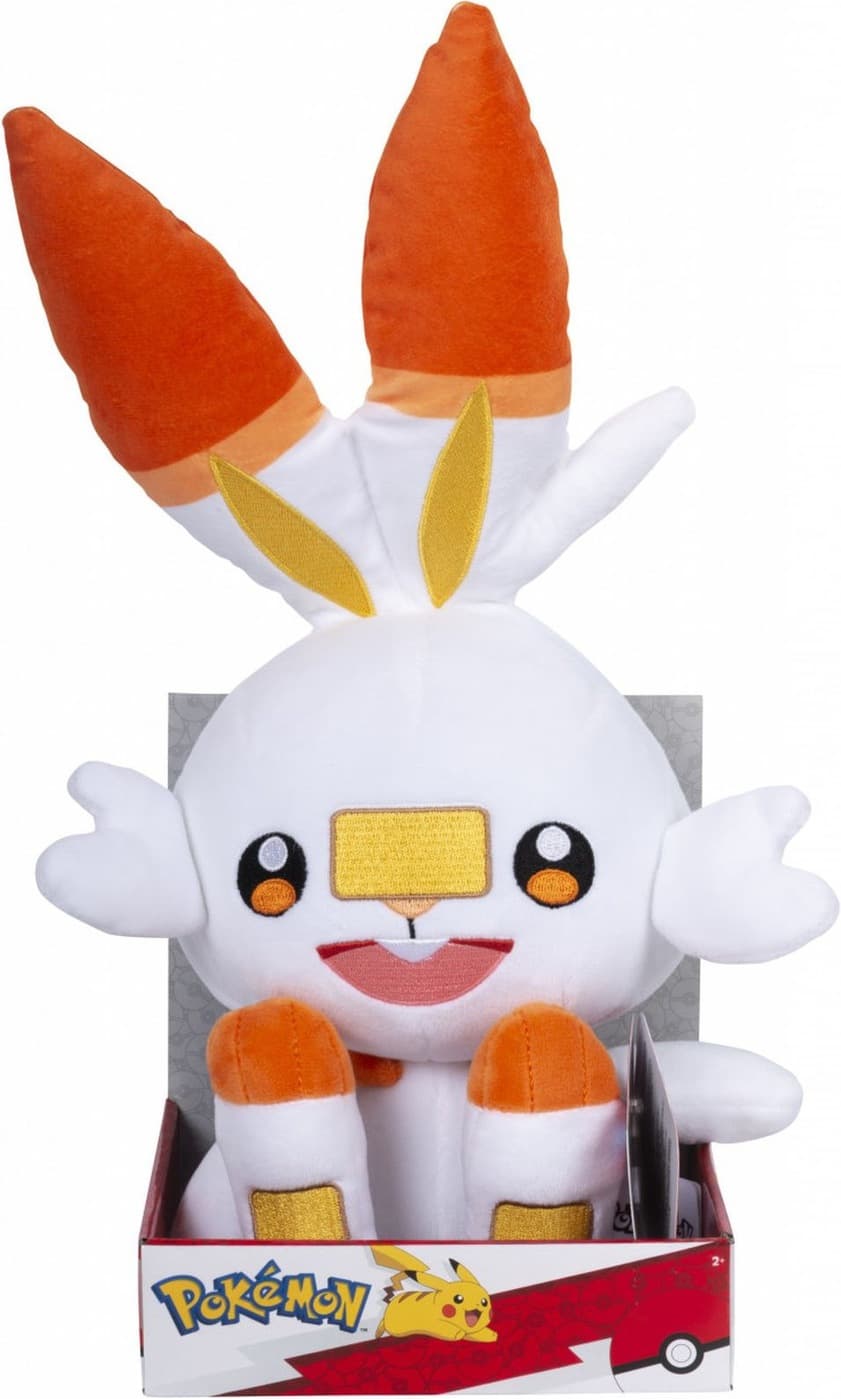 Pokémon Plüsch - Hopplo / Scorbunny - 30cm