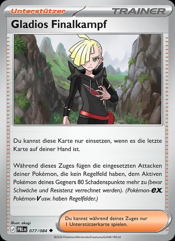 Gladios Finalkampf - PBL 077
