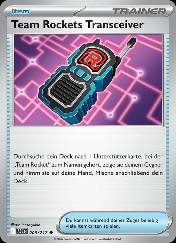 Team Rockets Transceiver - ASC 209