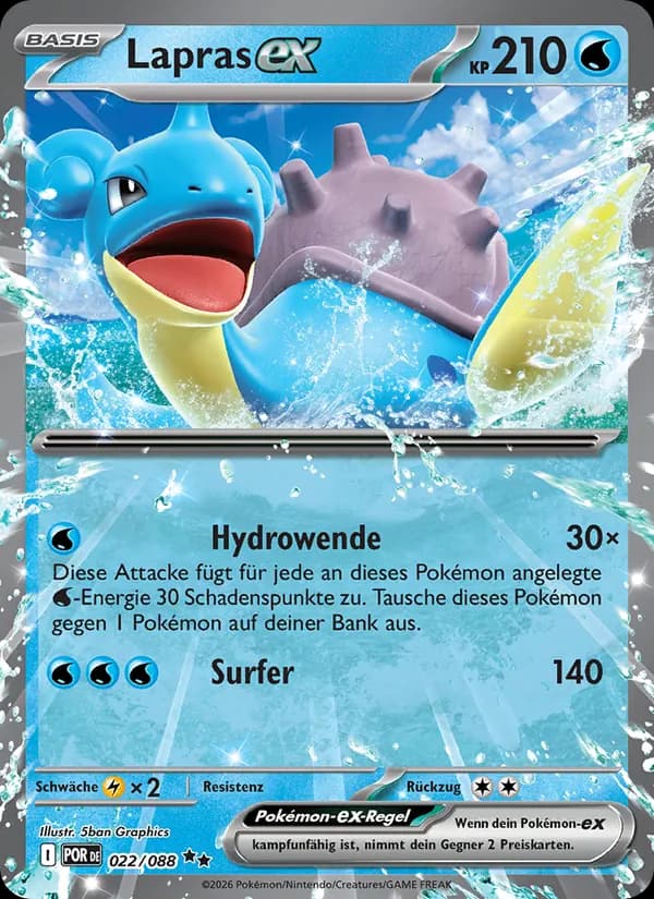 Lapras-ex - POR 022