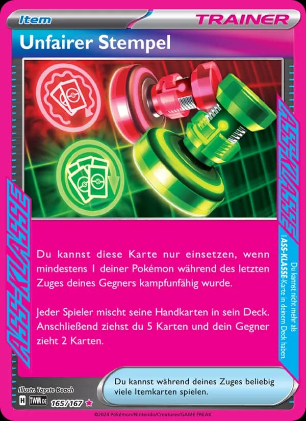 Unfairer Stempel - TWM 165