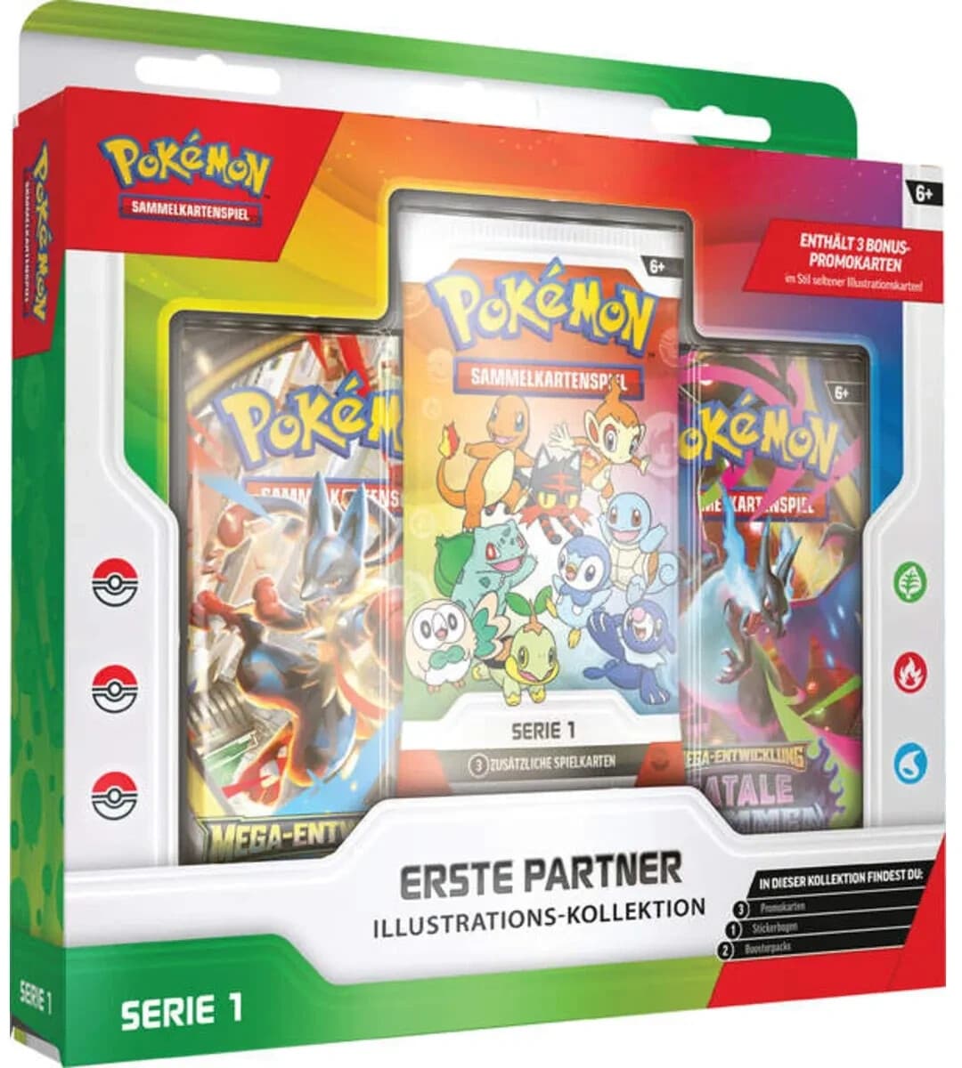 Pokémon TCG - Erste-Partner Illustrations-Kollektion Serie 1 - DE