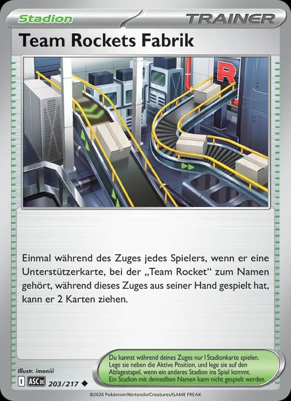 Team Rockets Fabrik - ASC 203