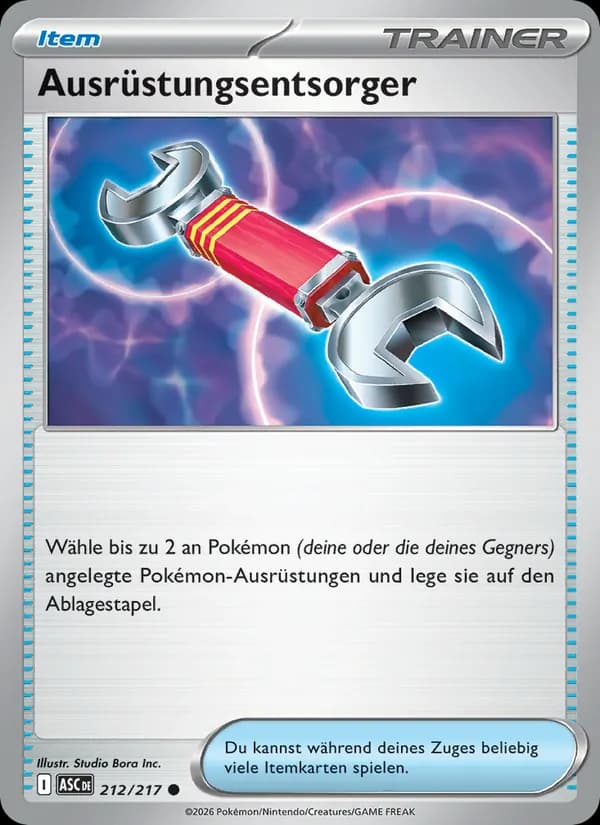 Ausrüstungsentsorger - ASC 212