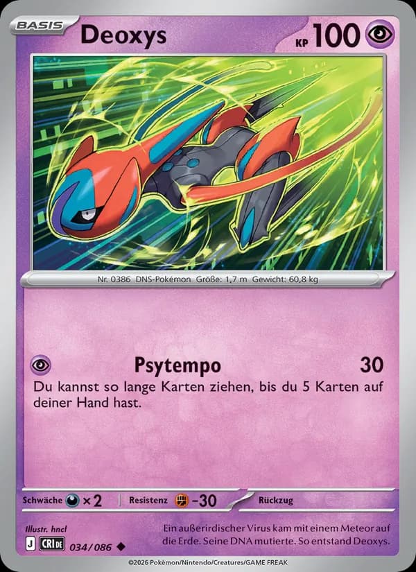 Deoxys - CRI 034